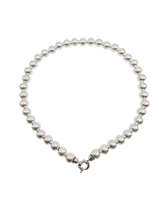 Gargantilla de bola 8mm plata 925