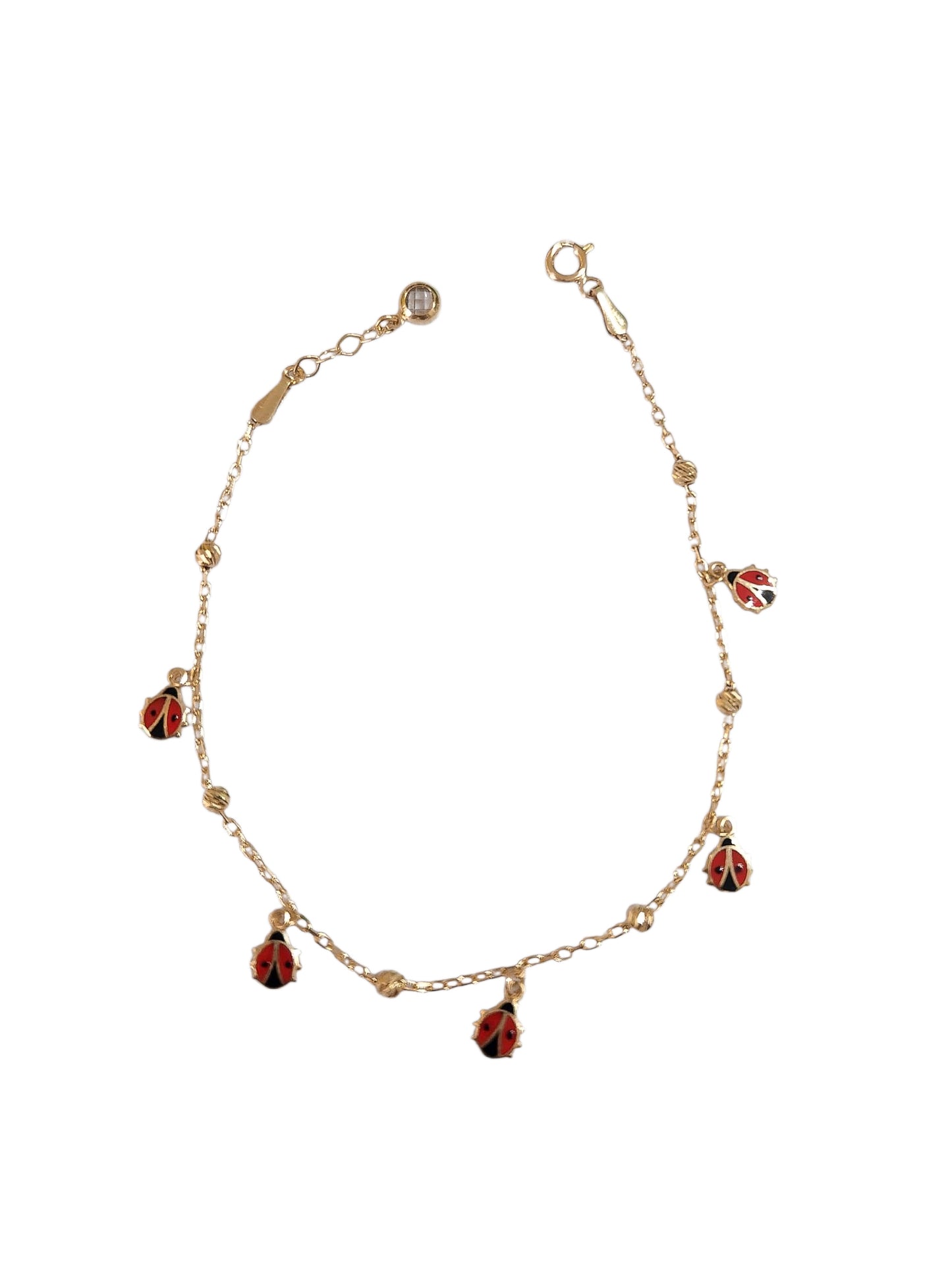 Pulsera catarinas oro 10k