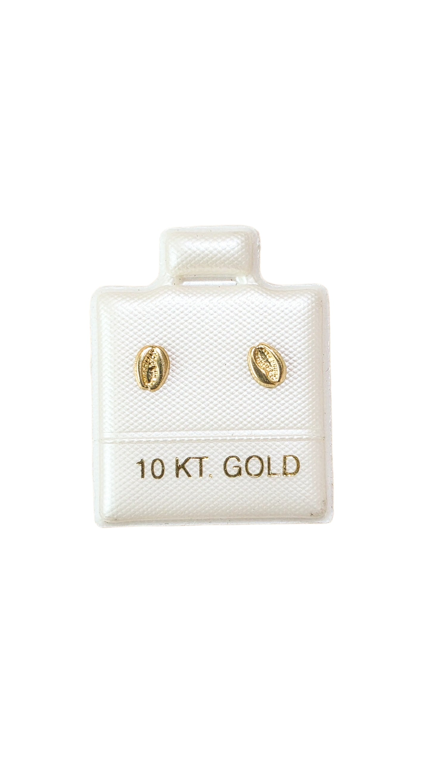 Par o pieza Broquel  almeja Oro 10K