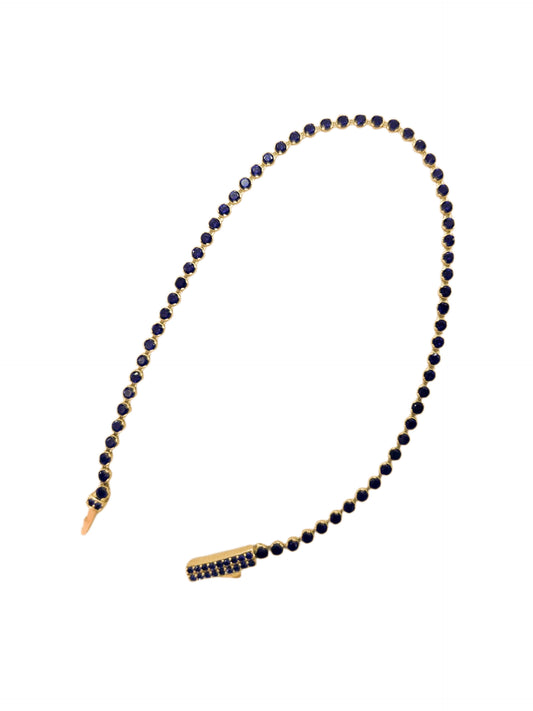 Pulsera tenis zafiro oro amarillo oro 10k