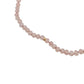 Gargantilla Turmalina natural 5mm, broche y dona de oro 10k