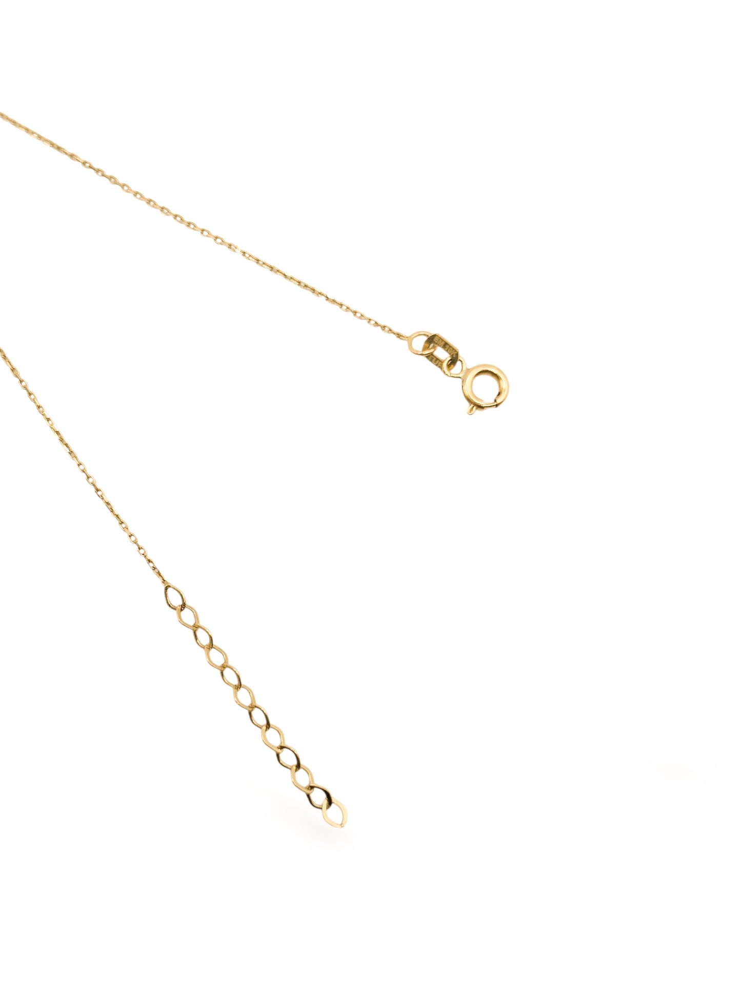 Gargantilla de Esmeralda natural corte princess y diamante oro 10k
