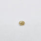 Anillo de diamante natural "Salt and Pepper"solitario oro 10k corte Oval