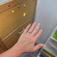 Anillo de Esmeralda natural corte marquisse 10k PREMIUM