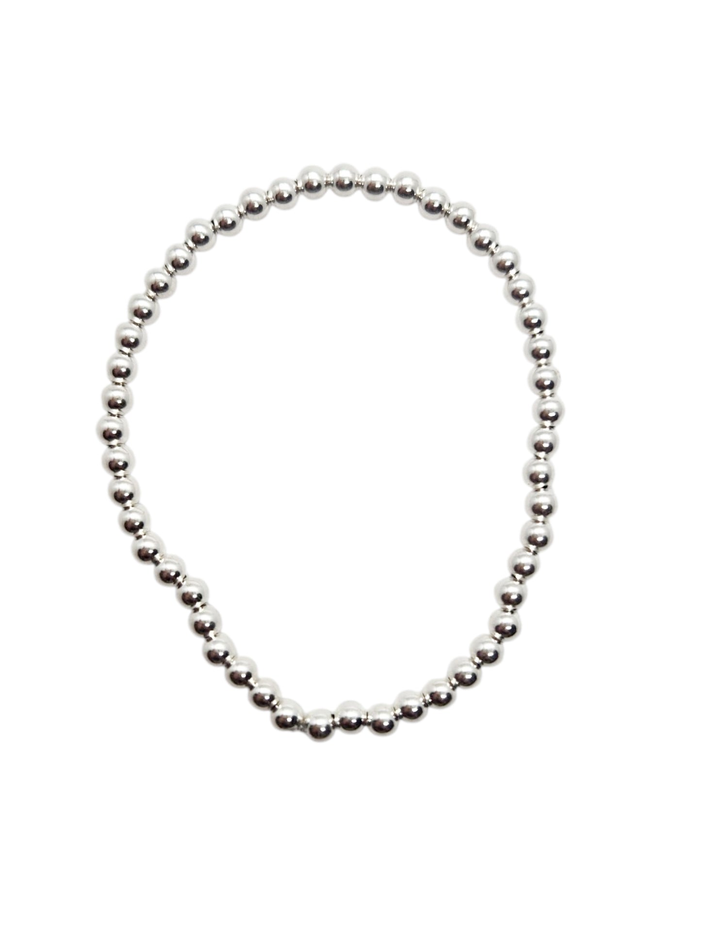 Pulsera bola 4mm (PLATA 925)