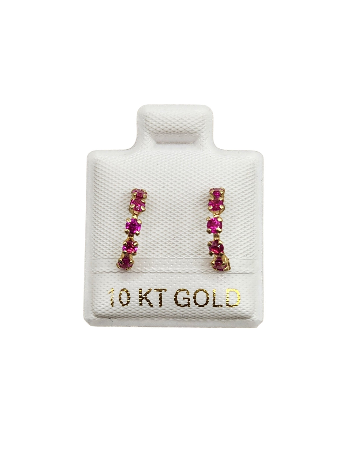 Par o pieza Broquel Media Coqueta colores  GRANDES 1cm Oro 10k