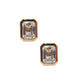 Aretes de diamantes LAB GROWN IGI oro 14k