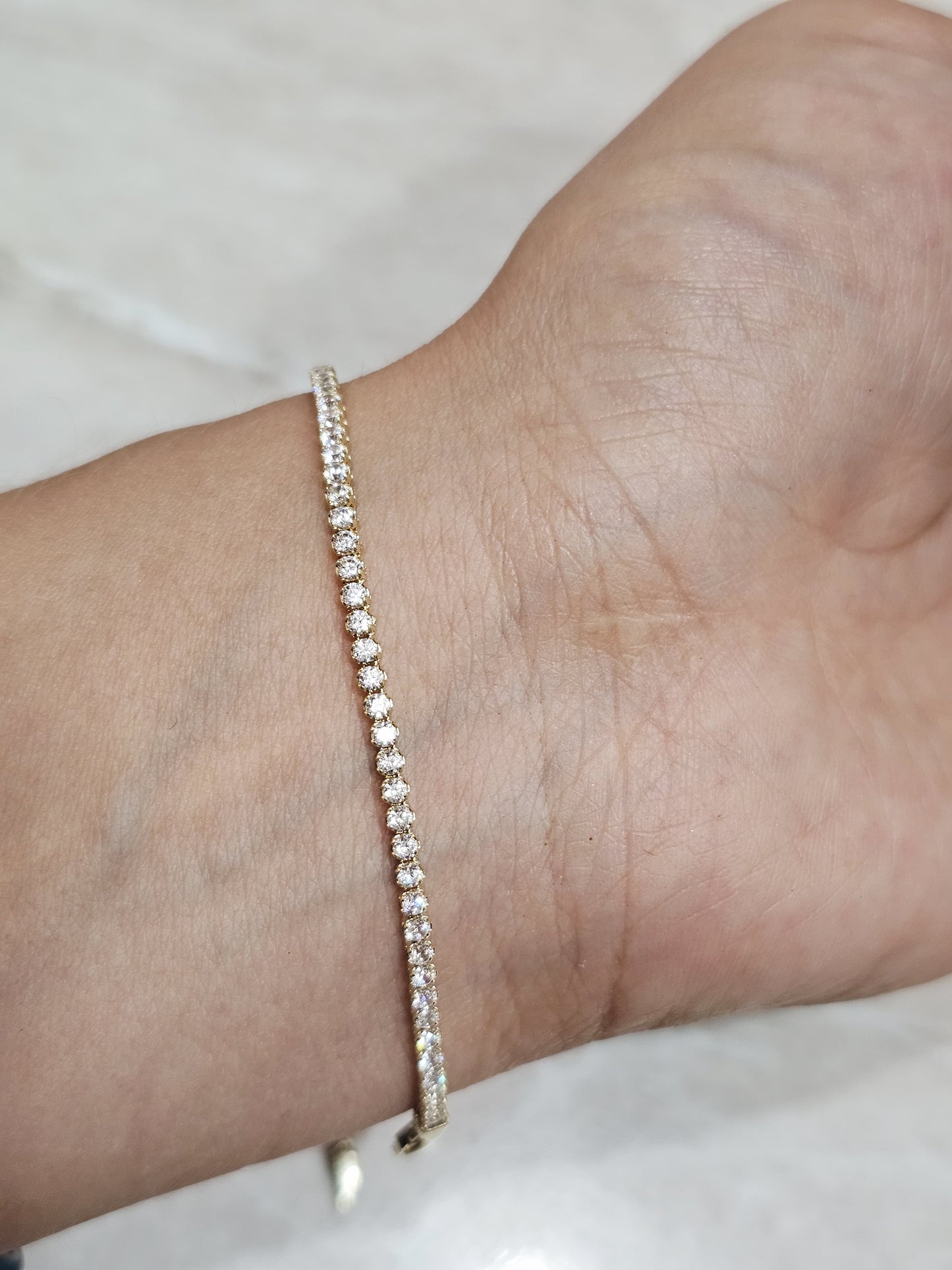 Pulsera tenis oro 10k
