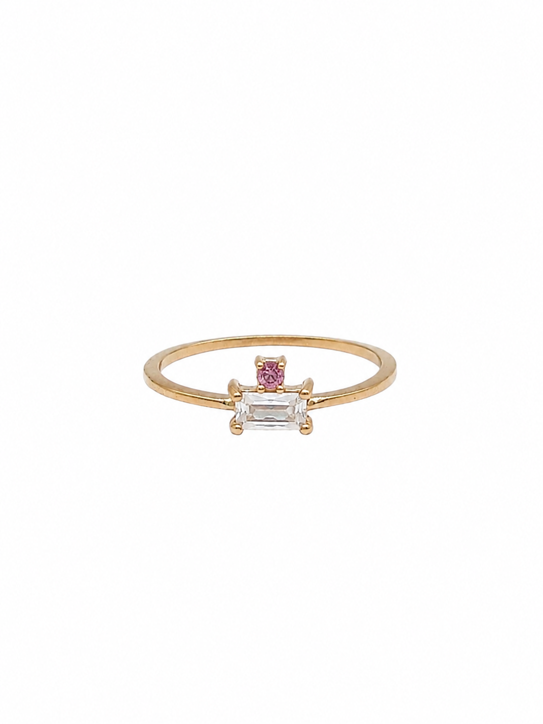 Anillos piedra natural zafiro y diamante natural oro 10k