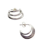 Aretes triple aro