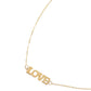 Tobillera LOVE oro 10k