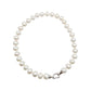 Gargantilla perla natural 15mm y broche de plata 925