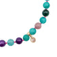 Gargantilla jade con dijes y broche de oro 10k
