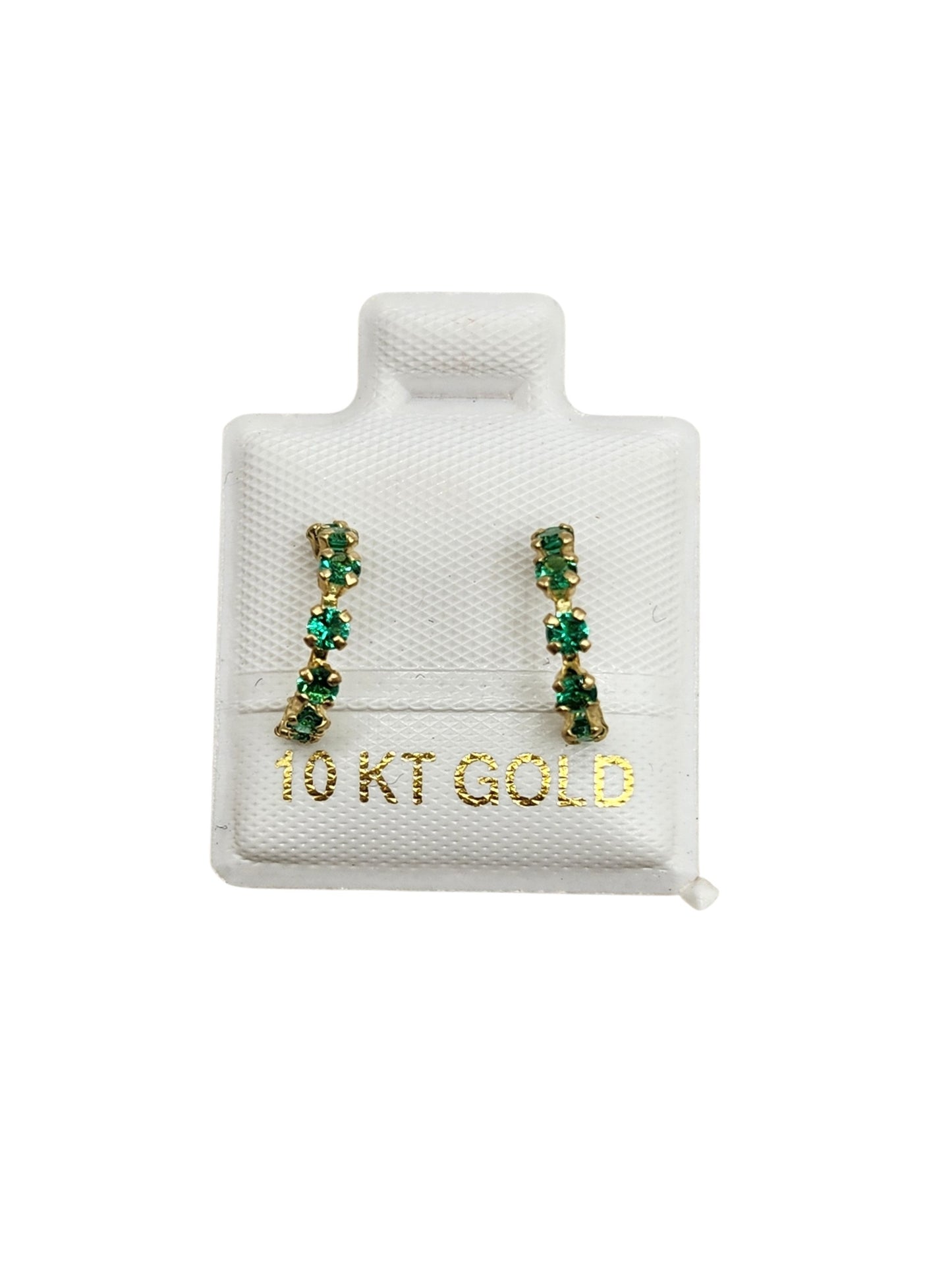 Par o pieza Broquel Media Coqueta colores  GRANDES 1cm Oro 10k