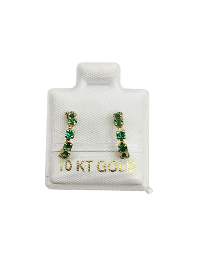 Par o pieza Broquel Media Coqueta colores  GRANDES 1cm Oro 10k