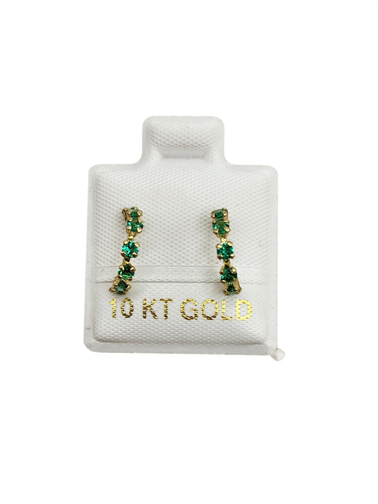 Par o pieza Broquel Media Coqueta colores  GRANDES 1cm Oro 10k