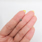 Anillo de diamante natural "Salt and Pepper"solitario oro 10k corte Oval 2