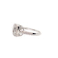 Solitario cuadrado giratorio plata 925 PREMIUM