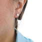 Juego (anillo, aretes y gargantilla) con piedra Moissanita  Plata 925