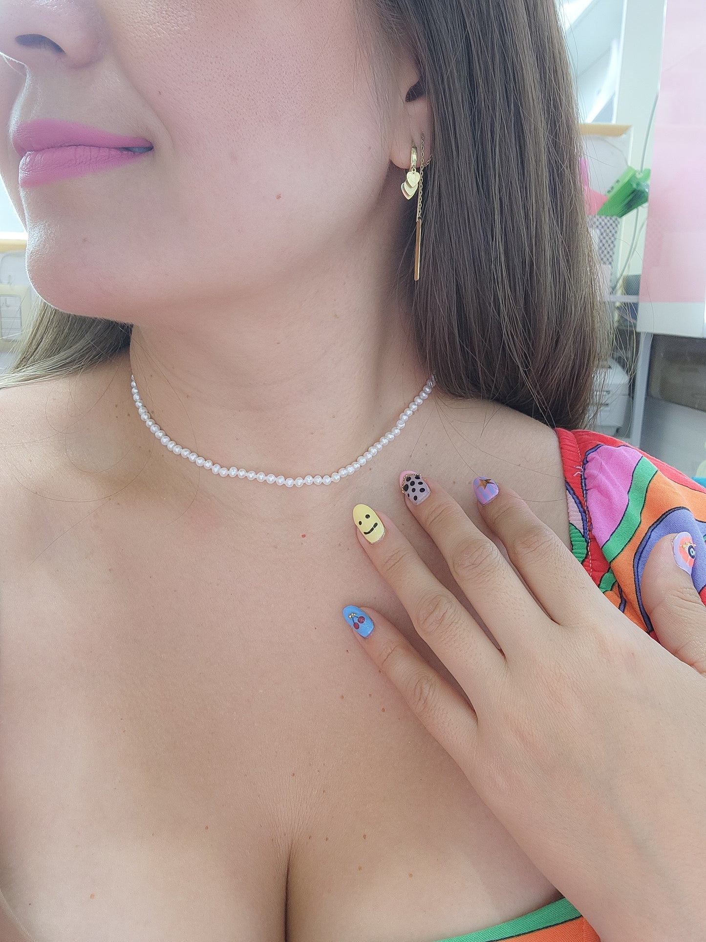 Collar de perlas "Luna"