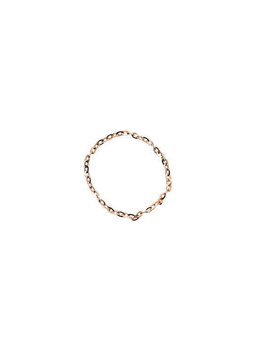 Anillo cadena oro 10k