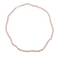 Gargantilla Turmalina natural 5mm, broche y dona de oro 10k