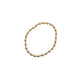 Pulsera bola BIMETAL DORADA intercalada 3mm y 5mm (PLATA Y ORO)