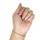 Pulsera barbada oro 10k