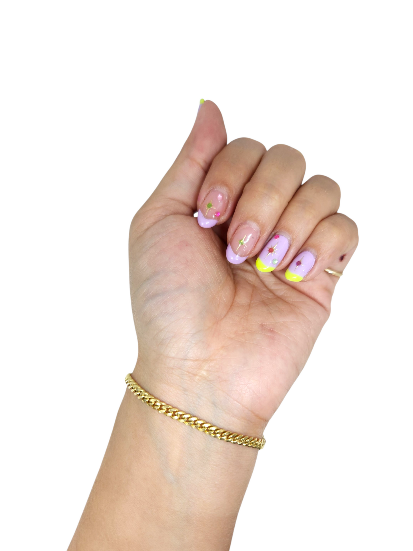 Pulsera barbada oro 10k