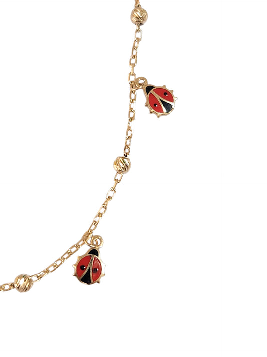 Pulsera catarinas oro 10k