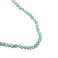Gargantilla Turmalina natural 5mm, broche y dona de oro 10k