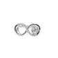 Solitario infinito giratorio plata 925 PREMIUM