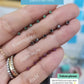 Par de Aretes broquel piedra natural esmeralda plata 925