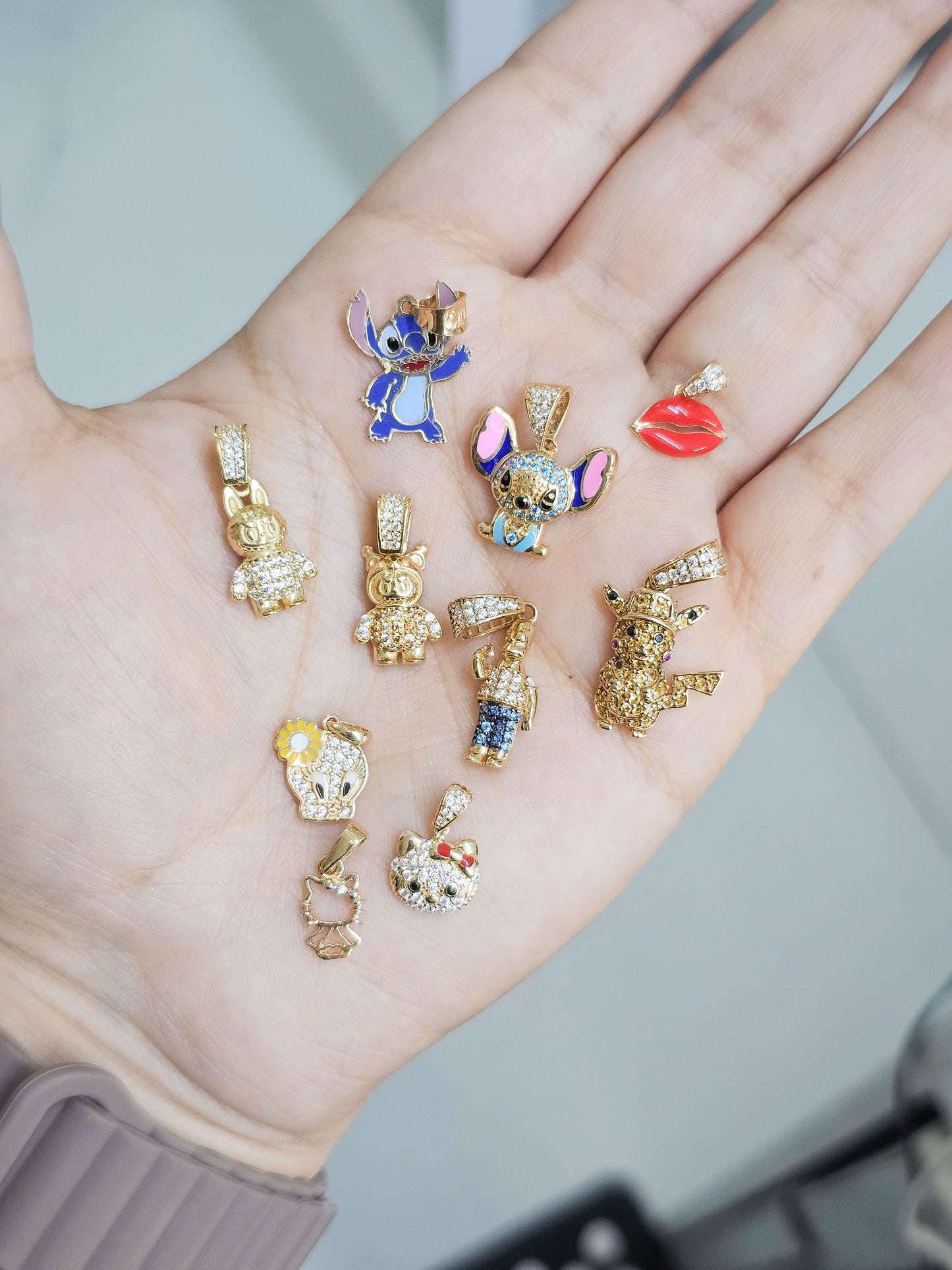 Dije kitty silueta oro 10k