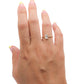 Anillo solitario oro 14k