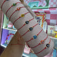 Pulsera ojo turco colores con BIMETAL