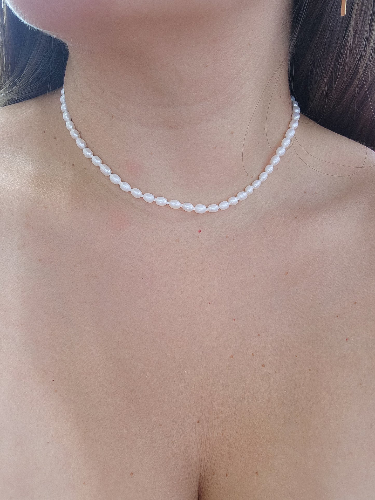 Collar de perlas "Gota"