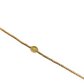 Pulsera bola 2mm con medalla Virgen Gpe oro 10k