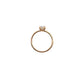 Anillo solitario oro 14k
