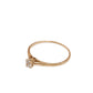 Anillo solitario oro 10k