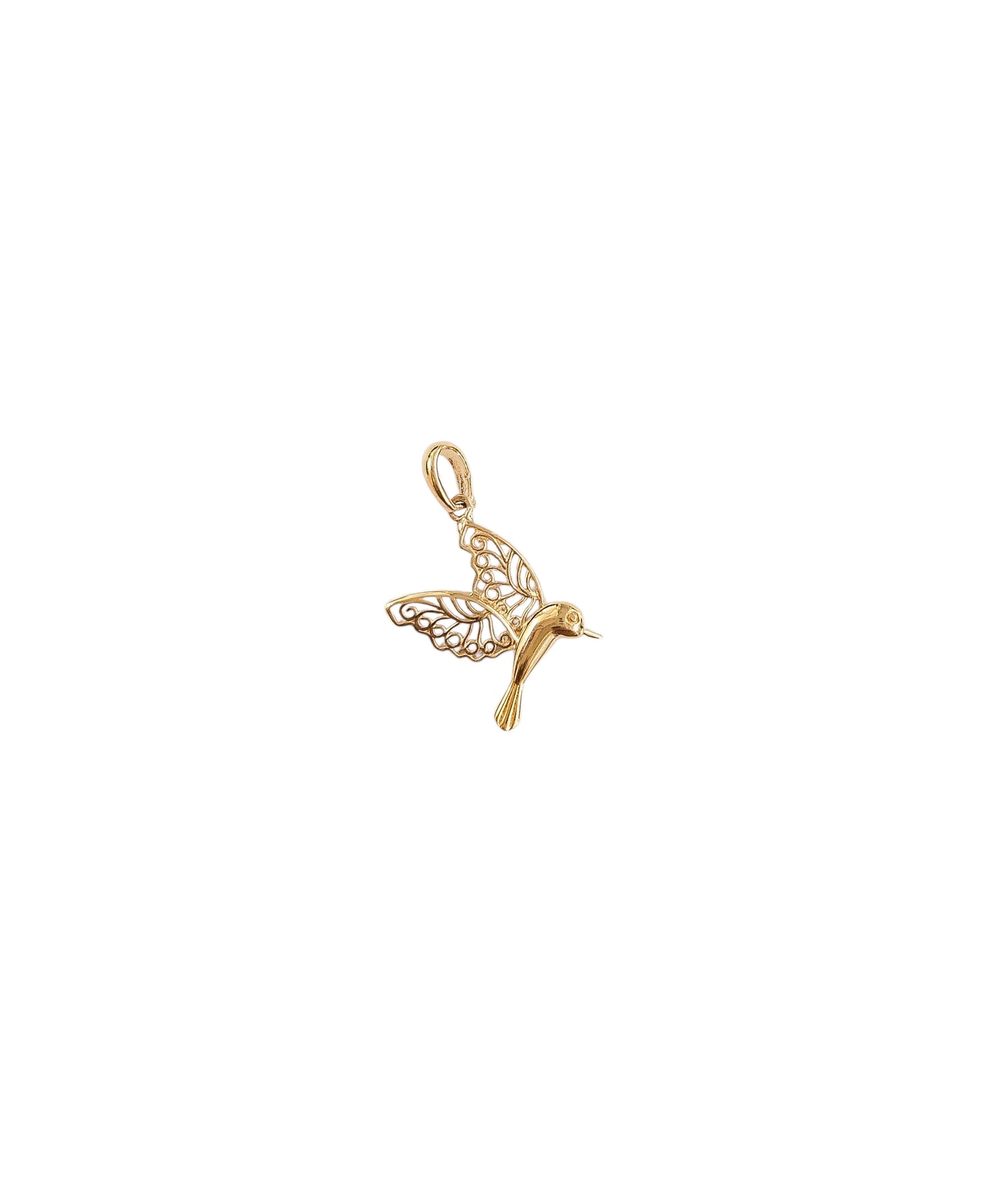 Dije colibrí oro 10k