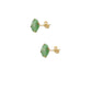 Par Broquel zirconia ICE Oro 10K