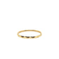 Anillo argolla diamantada