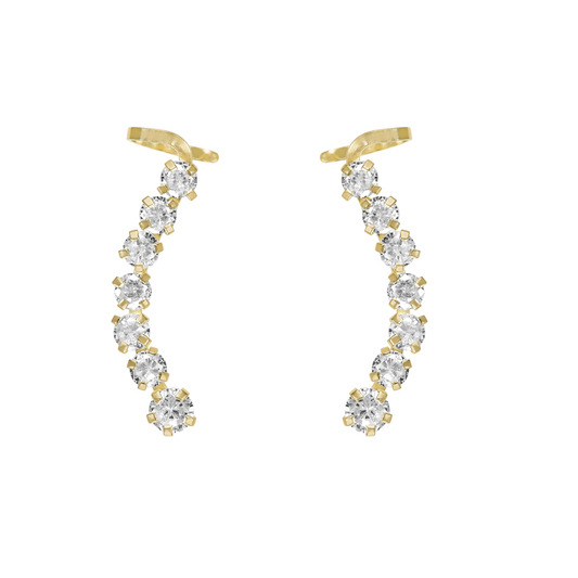 Par o Pieza de Broquel lambada Oro de 10k DORADO