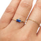 Anillos piedra natural zafiro y diamante natural oro 10k