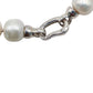 Gargantilla perla natural 15mm y broche de plata 925