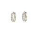 Huggies doble vista minis oro blanco 10k