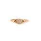 Anillo corazón sello ORO 10K