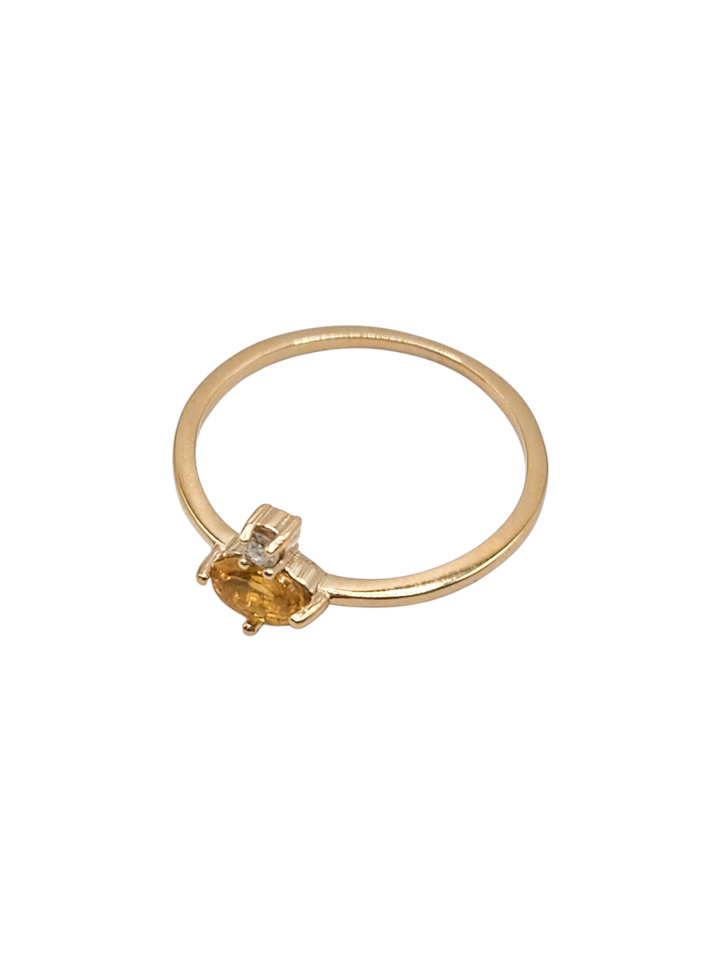 Anillos piedra natural zafiro y diamante natural oro 10k