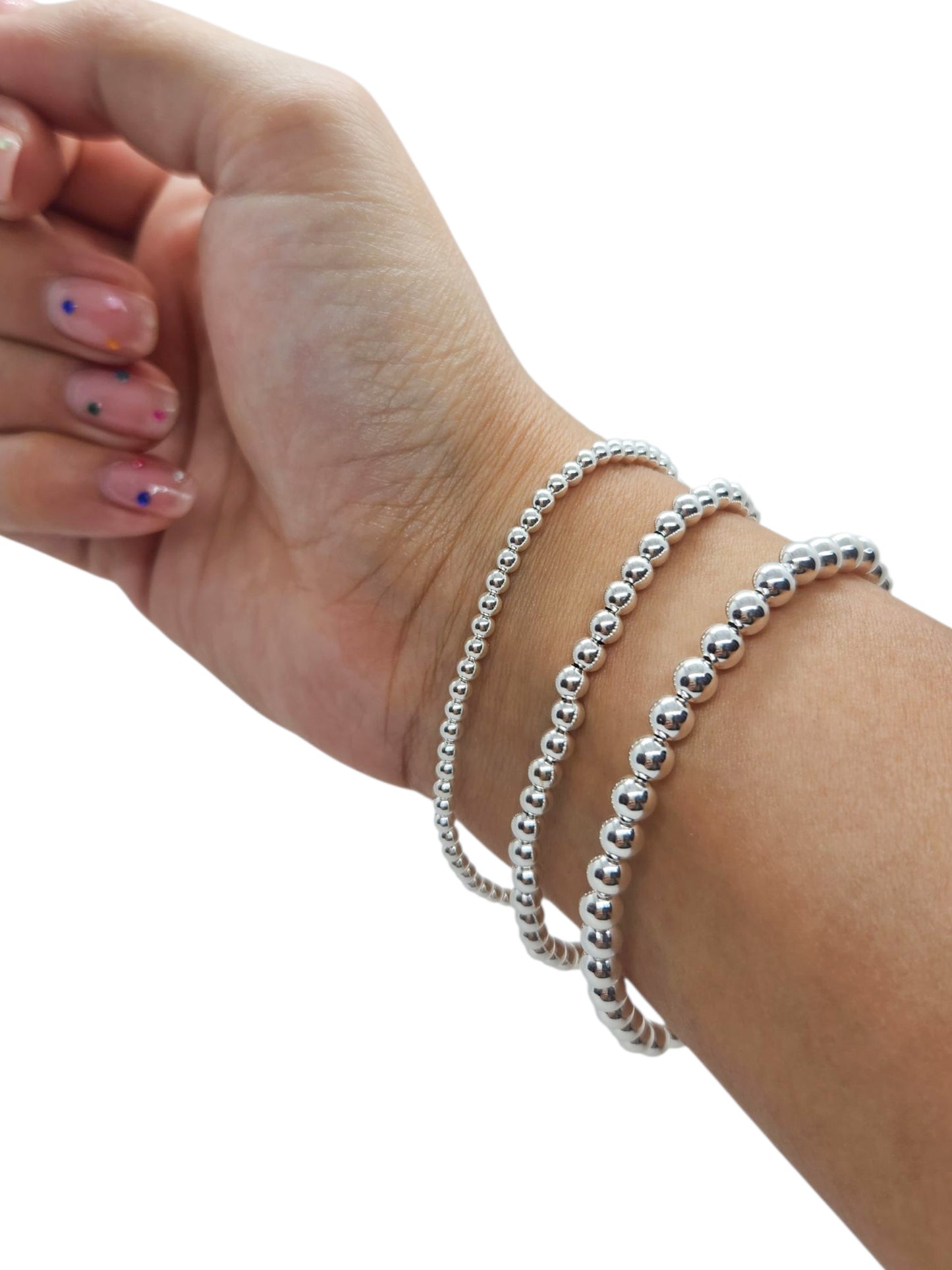 Pulsera bola 3mm (PLATA 925)